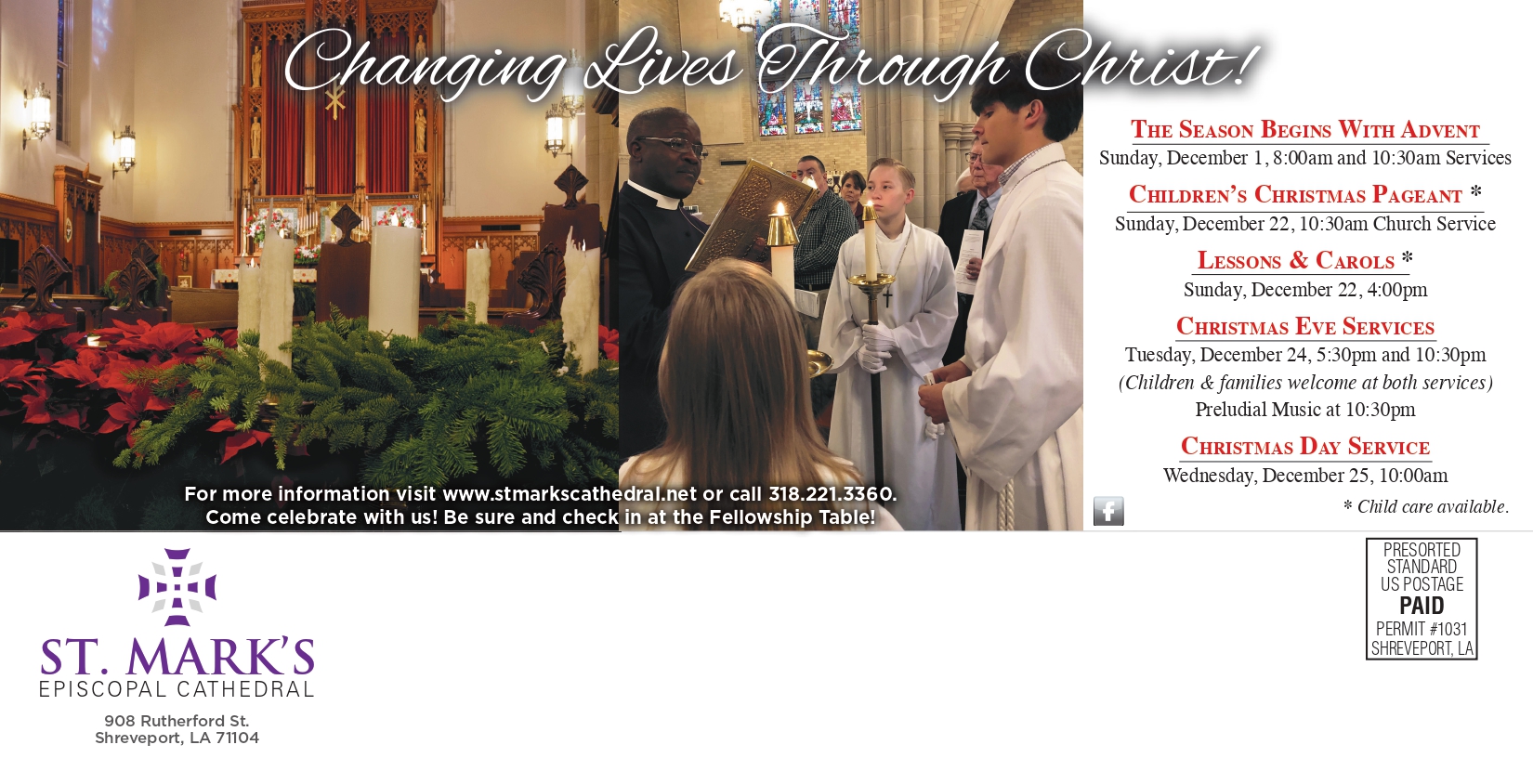 St. Mark’s Cathedral Direct Mail